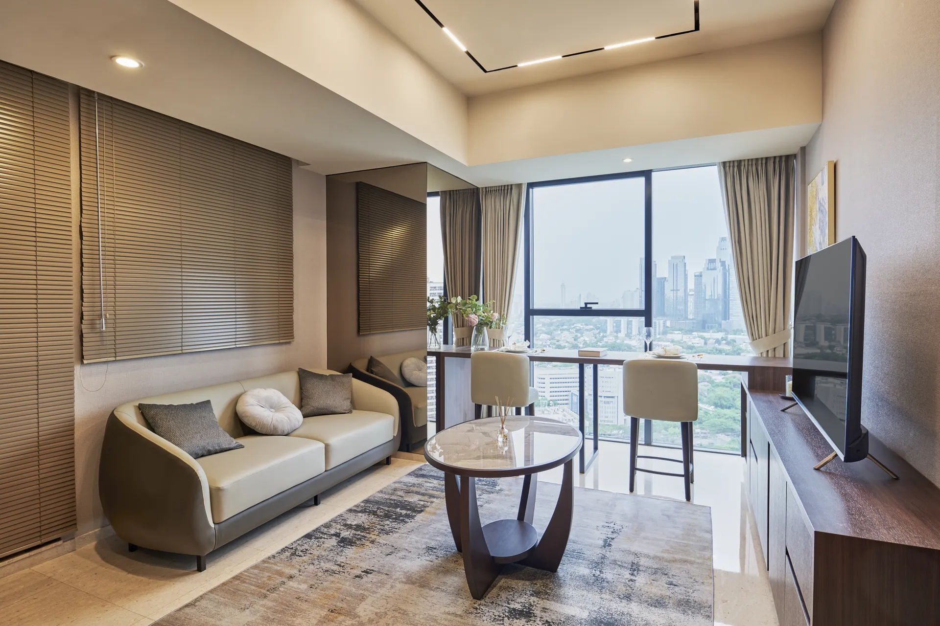 1BR+1 bedroom interior
